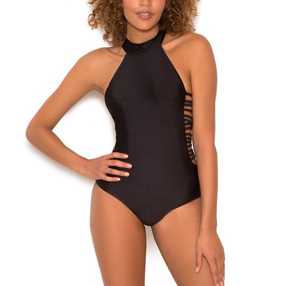🩱House of CB Black Ladderback One Piece 🩱 - Picture 1 of 7